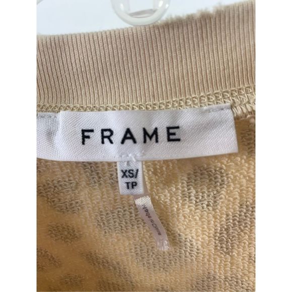Frame Animal Print Sweatshirt Size XS - Picture 11 of 14